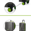 2'li Valiz Seti Büyük Boy - Kabin Boy Antrasit 1169
