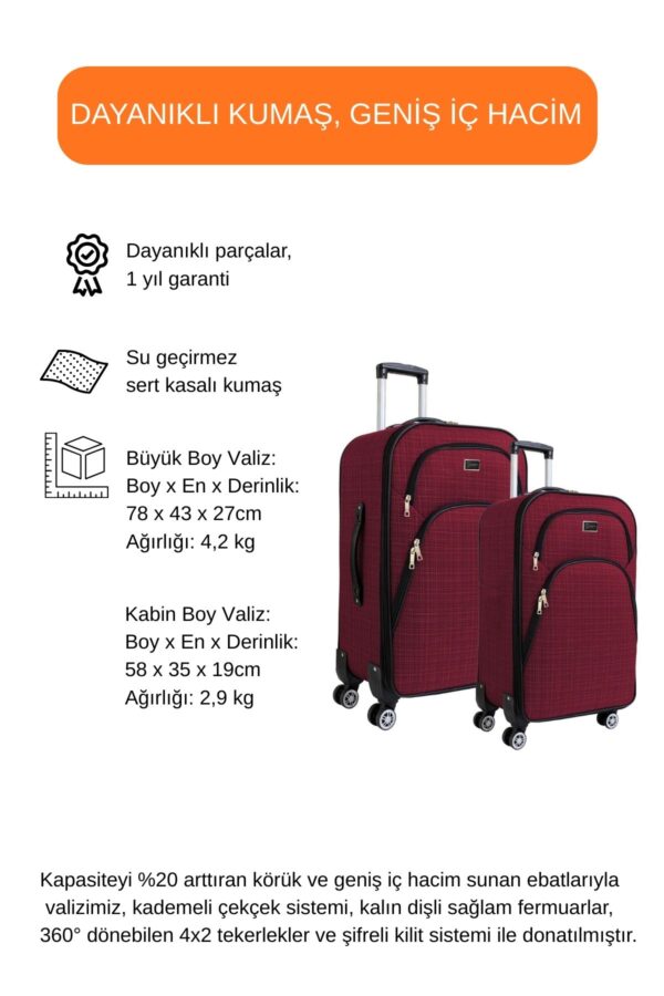 2-li-valiz-seti-buyuk-boy-kabin-boy-makyaj-bordo-1081-138854.jpg 2'li Valiz Seti Büyük Boy - Kabin Boy - Makyaj Bordo 1081