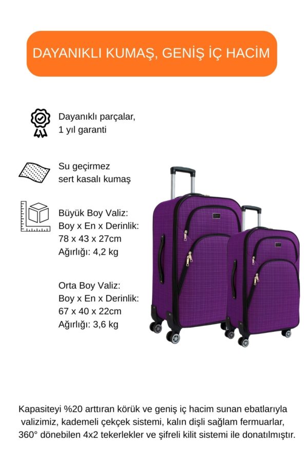 2-li-valiz-seti-buyuk-boy-orta-boy-makyaj-mor-1081-139145.jpg 2'li Valiz Seti Büyük Boy - Orta Boy - Makyaj Mor 1081