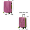 2'li Valiz Seti Orta Boy - Kabin Boy Pembe 1169