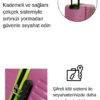 2'li Valiz Seti Orta Boy - Kabin Boy Pembe 1169
