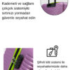 2'li Valiz Seti Orta Boy - Kabin Boy Rose 1169