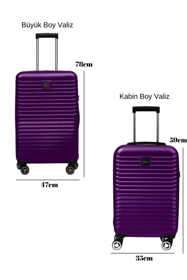 2-li-valiz-seti-polikarbon-buyuk-boy-kabin-boy-valiz-mor-1811-122340.jpg 2'li Valiz Seti Polikarbon Büyük Boy – Kabin Boy Valiz Mürdüm 1811