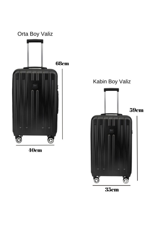 2-li-valiz-seti-polikarbon-orta-boy-kabin-boy-valiz-parlak-siyah-1810-122280.jpg 2'li Valiz Seti Polikarbon Orta Boy - Kabin Boy Valiz Parlak Siyah 1810