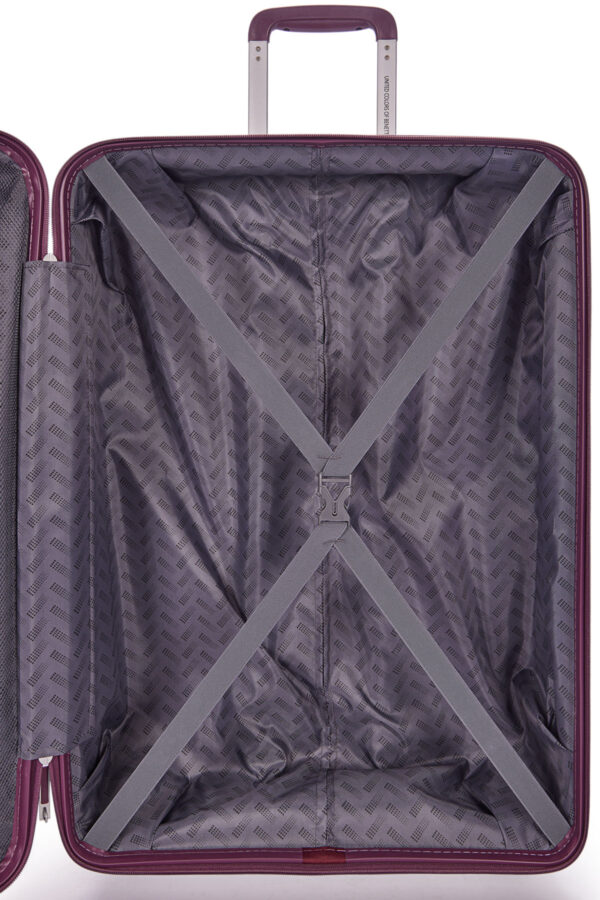 Benetton Büyük Boy %100 Polipropilen Valiz Bordo 14Bnt8002