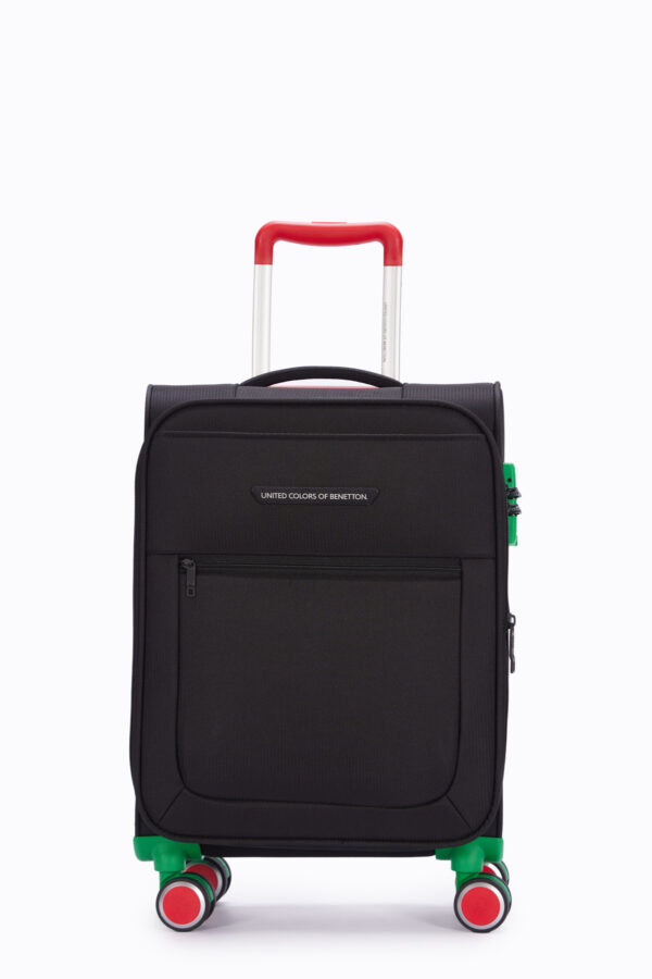 Benetton Kabin Boy Kumaş Valiz Siyah Bnt2800