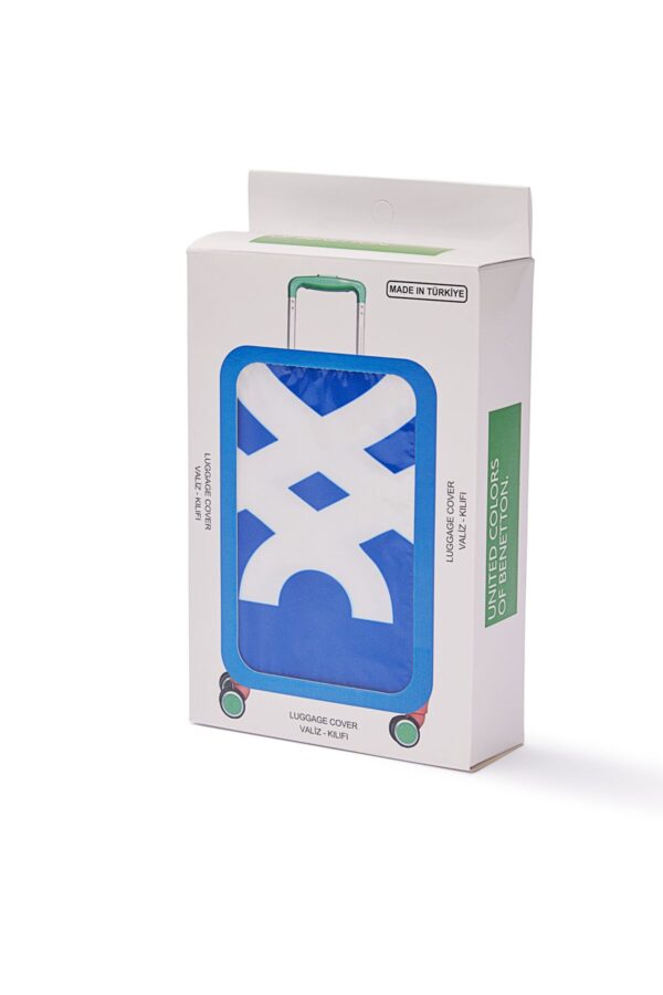 Benetton Kabin Boy Valiz Kılıfı Sax Mavi 14BNT100-KLF-03