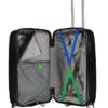 Benetton Orta Boy %100 Polipropilen Valiz Siyah Bnt1000