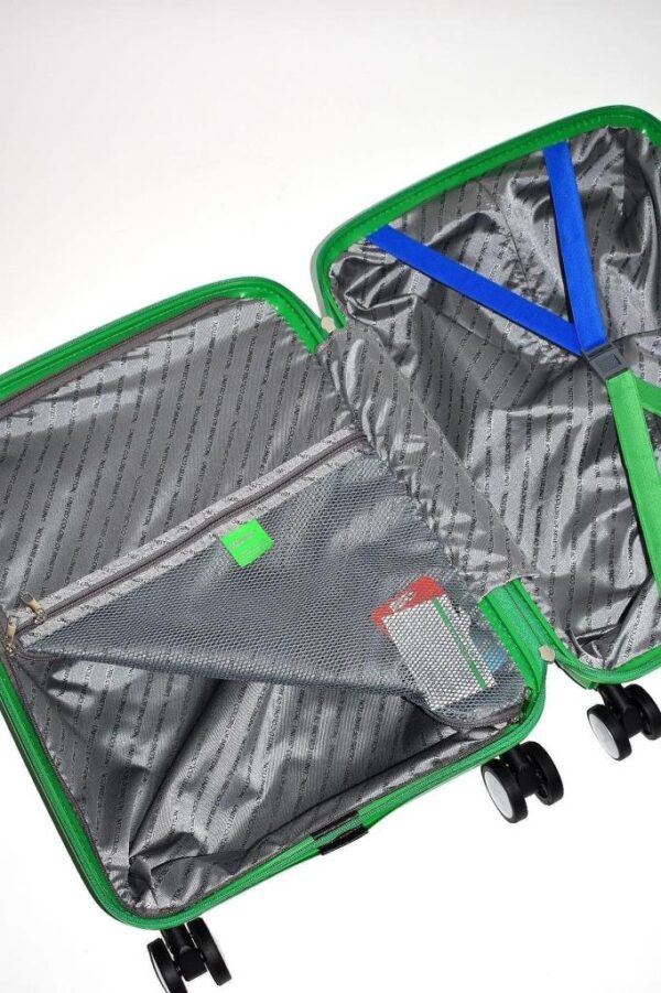 Benetton Orta Boy %100 Polipropilen Valiz Yeşil Bnt1000