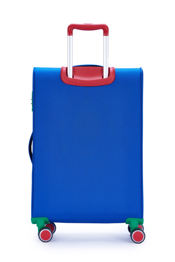 Benetton Orta Boy Kumaş Valiz Saks Mavi Bnt2800