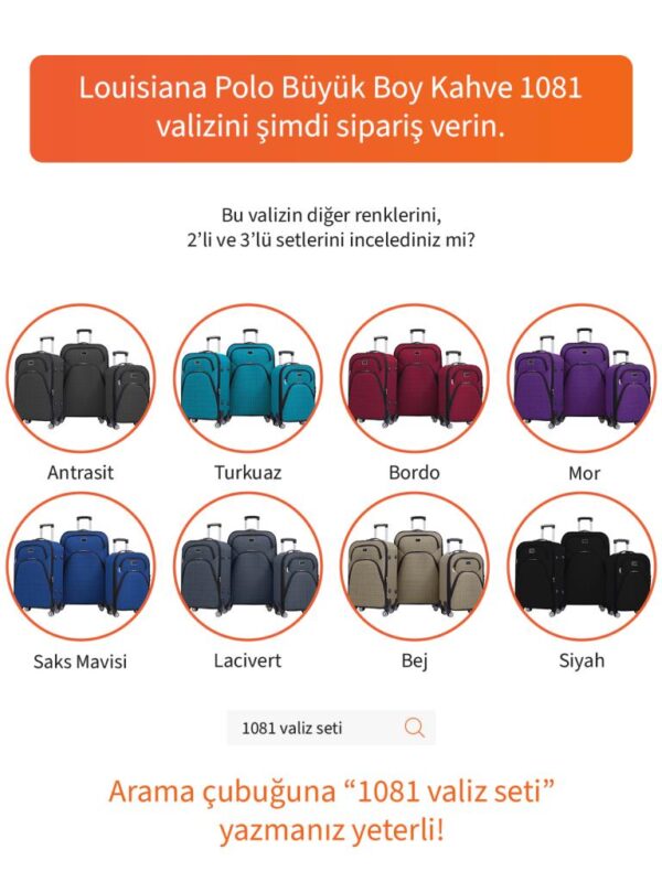 buyuk-boy-4-teker-kumas-valiz-kahve-1081-98904.jpg Büyük Boy Kumaş Valiz Körüklü Geniş Hacimli Su Geçirmez 4 Tekerlekli Hafif Dayanıklı Kahve 1081