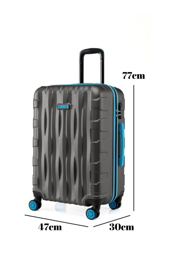 buyuk-boy-valiz-4x2-teker-antrasit-1167-120015.jpg Büyük Boy Valiz ABS Geniş Hacimli Esnek Ultra Hafif Darbe Dayanıklı 4 Tekerlekli Antrasit 1167