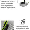 Büyük Boy Valiz 4x2 Teker Gri 1169