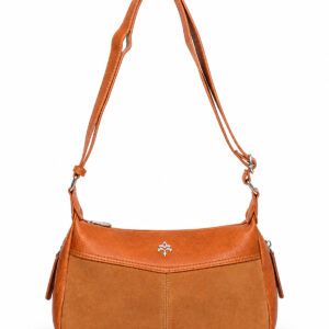 JKLN Hakiki Deri Kadın Çapraz Askılı Günlük Omuz Çantası Kiremit Çanta ZD337