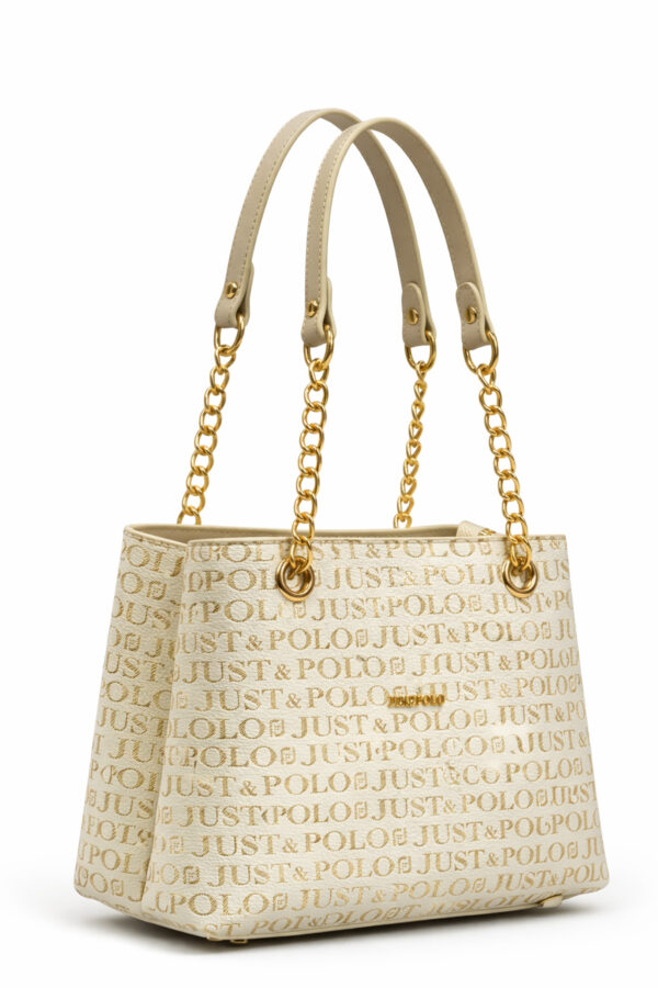 Just Polo Çapraz Askılı Kadın Çanta Krem 2181