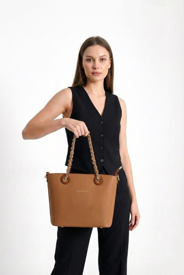 Just Polo Çapraz Askılı Kadın Çantası Taba 6054