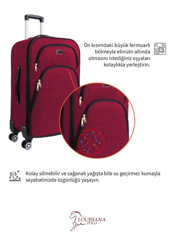 kabin-boy-4-teker-kumas-valiz-bordo-1081-137905.jpg Kabin Boy Kumaş Valiz Körüklü Geniş Hacimli Su Geçirmez 4 Tekerlekli Hafif Dayanıklı Bordo 1081