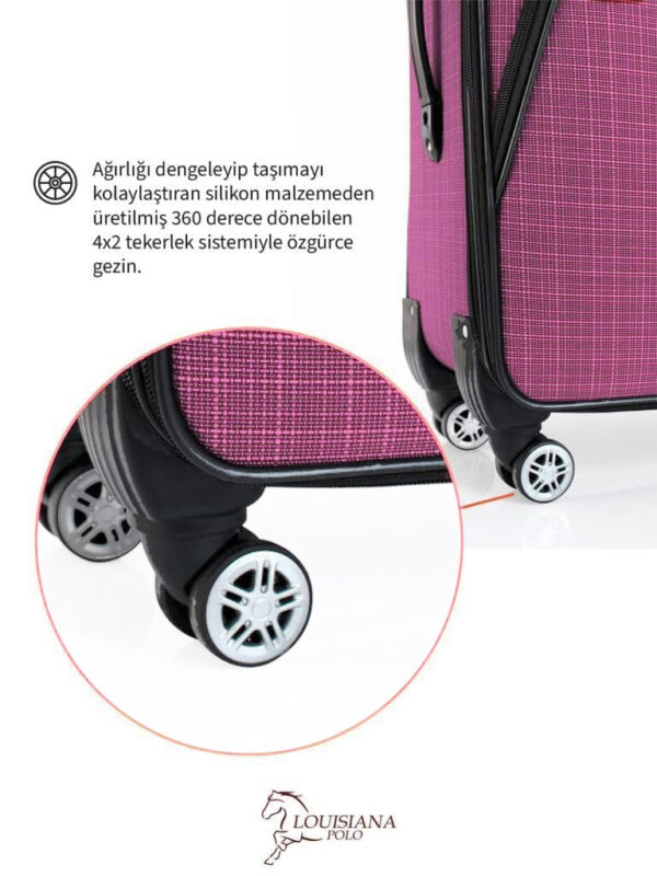 kabin-boy-4-teker-kumas-valiz-pembe-1081-138385.jpg Kabin Boy 4 Teker Kumaş Valiz Pembe 1081