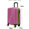 Kabin Boy Valiz 4x2 Teker Pembe 1169