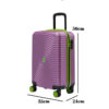 Kabin Boy Valiz 4x2 Teker Rose 1169