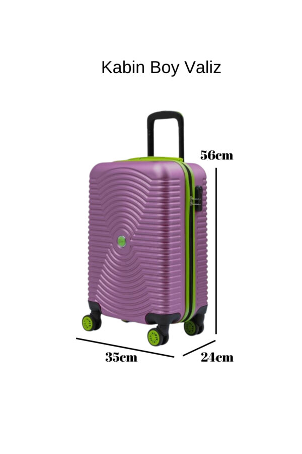 Kabin Boy Valiz 4x2 Teker Rose 1169