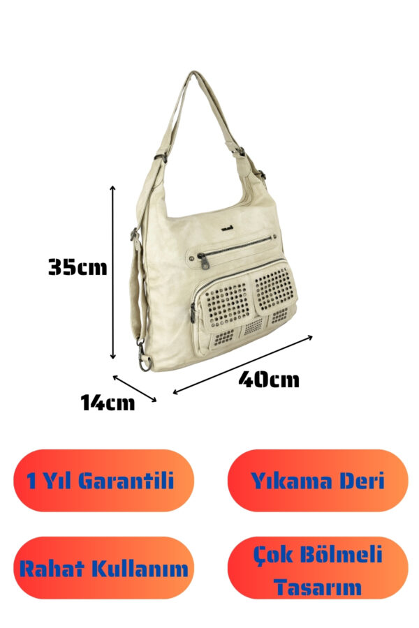 Bolsas Kadın Omuz ve Sırt  Çanta Bej 1033