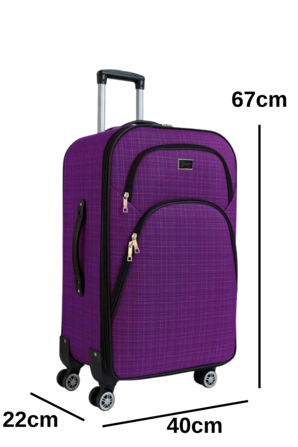 orta-boy-4-teker-kumas-valiz-mor-1081-138310.jpg Orta Boy Kumaş Valiz Körüklü Geniş Hacimli Su Geçirmez 4 Tekerlekli Hafif Dayanıklı Mor 1081