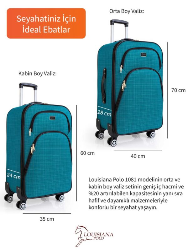 orta-ve-kabin-boy-valiz-seti-4-teker-kumas-valiz-turkuaz-1081-99492.jpg 2’li Valiz Seti Orta + Kabin Boy Kumaş Valiz Körüklü Geniş Hacimli 4 Teker Turkuaz 1081