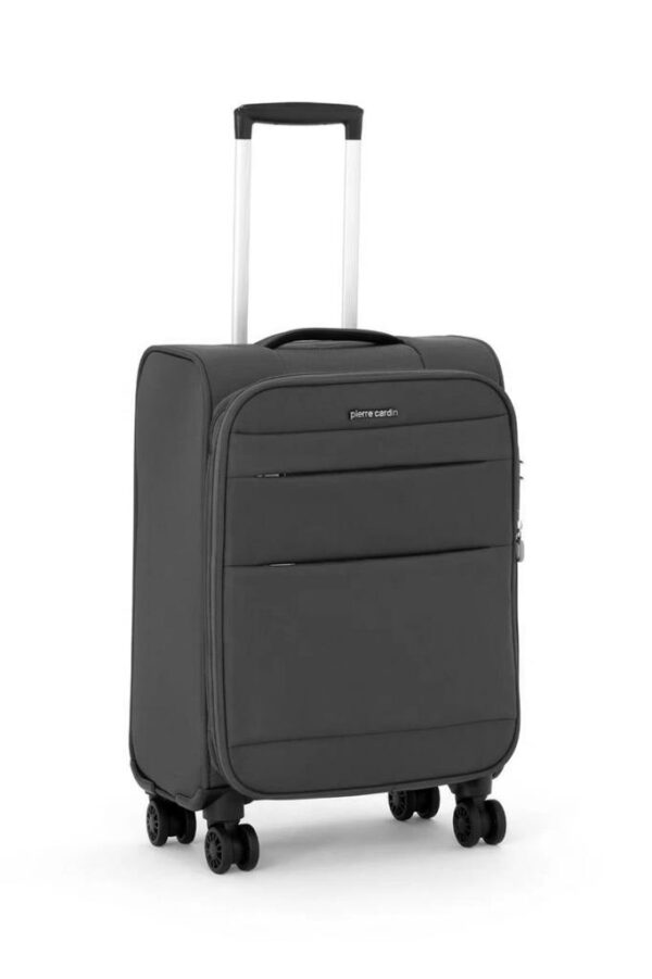 Pierre Cardin Ultra Light Hafif Lüx Kumaş Kabin Boy Valiz Antrasit 04PC4200