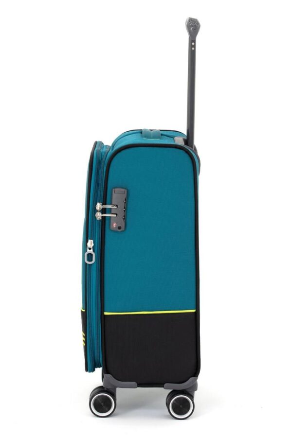 Pierre Cardin Ultra Light Hafif Lüx Kumaş Kabin Boy Valiz Petrol 04PC8200