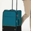 Pierre Cardin Ultra Light Hafif Lüx Kumaş Orta Boy Valiz Petrol 04PC8200