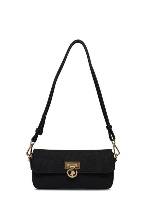 U.S. Polo Assn. Çapraz Askılı Kadın Çanta Siyah Us25243