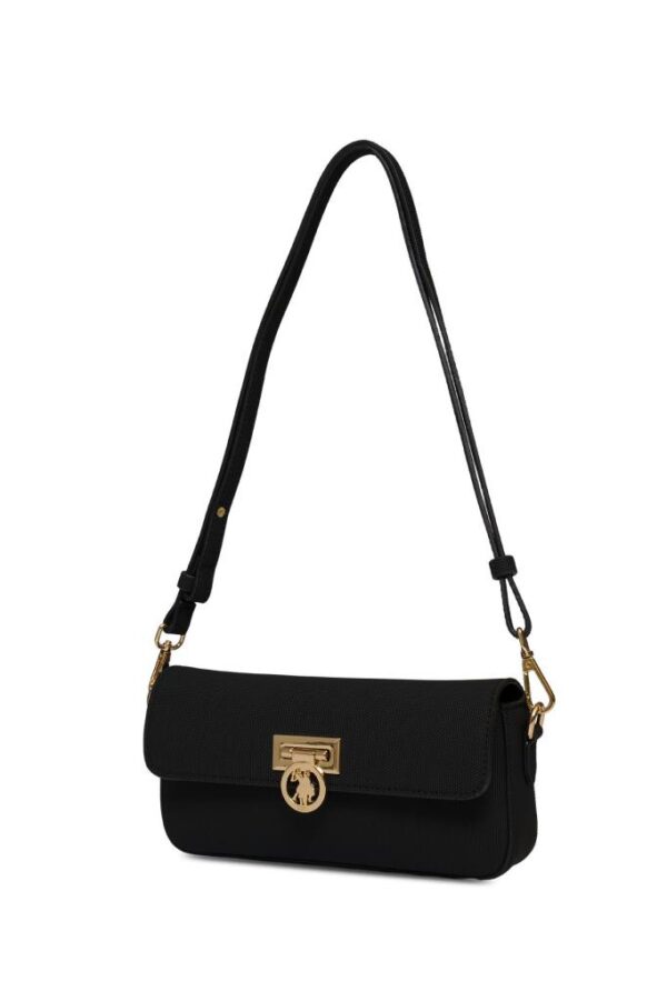 U.S. Polo Assn. Çapraz Askılı Kadın Çanta Siyah Us25243