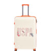 U.S. Polo Assn. Kabin Boy %100 Polipropilen Valiz Beyaz 24060