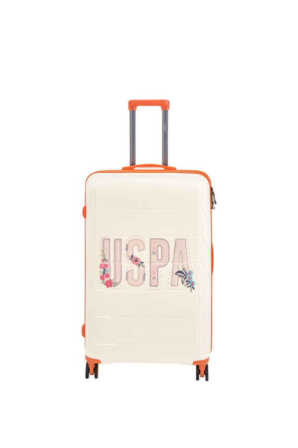 U.S. Polo Assn. Kabin Boy %100 Polipropilen Valiz Beyaz 24060