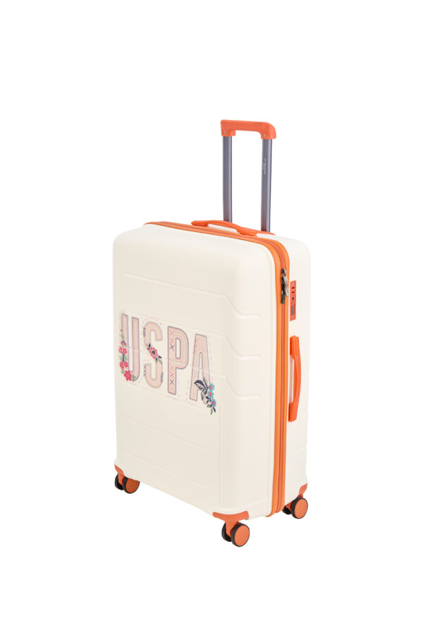 U.S. Polo Assn. Kabin Boy %100 Polipropilen Valiz Beyaz 24060
