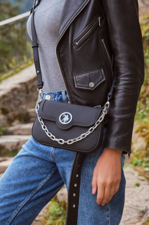 U.S. Polo Assn. Kadın Çapraz Askılı Çantası Siyah Us22582