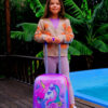Unicorn Policarbon Çocuk Valizi Mor-Pembe 0249