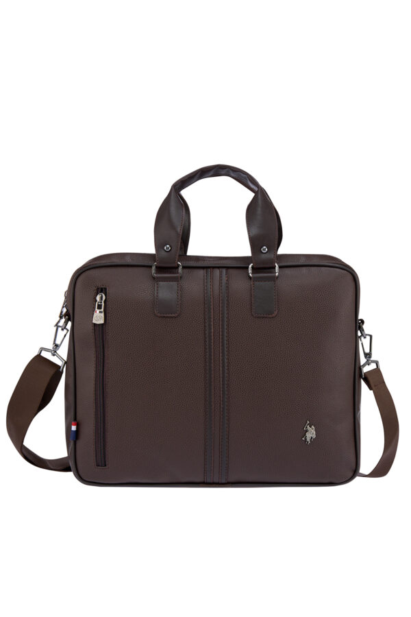 U.S. Polo Assn. 6752  Omuz Askılı  Laptop Çantası Evrak Çantası KAHVERENGİ