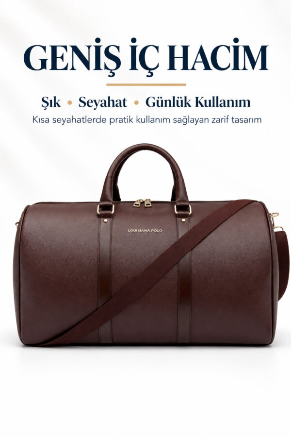 El Valizi Spor Seyahat Çantası Kahve 1507