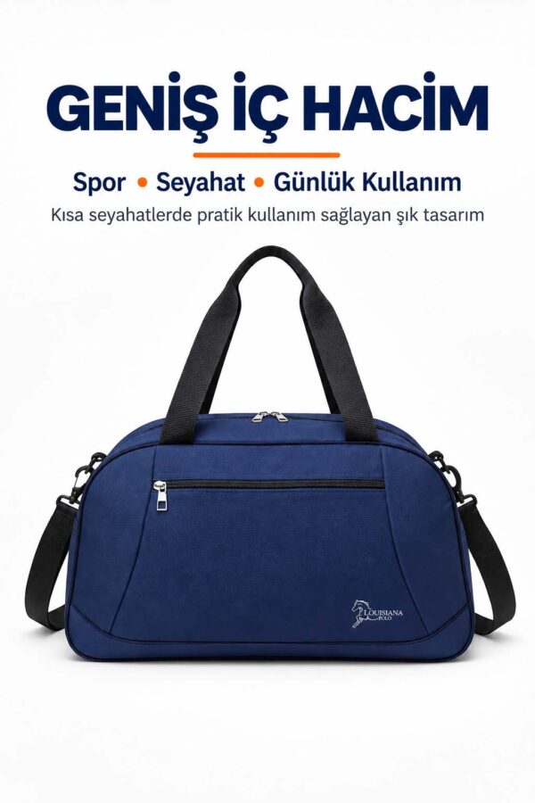 El Valizi Spor Seyahat Çantası Orta Boy 50cm Lacivert 6671